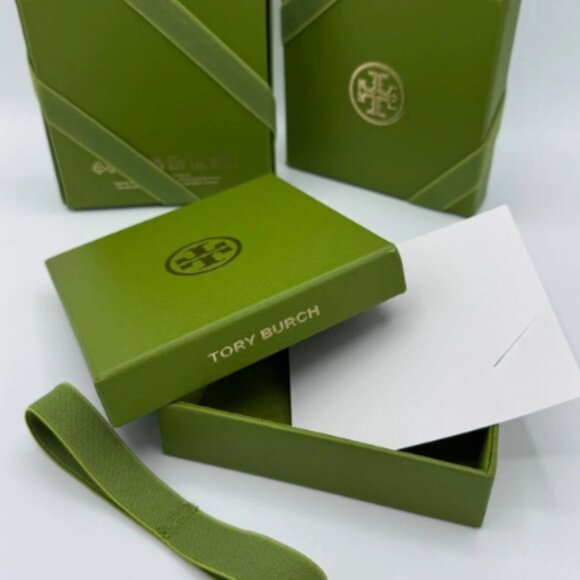 Tory Burch Roxanne Delicate Emerald Pearl and Gold Chainlink Bracelet - Picture 1 of 4